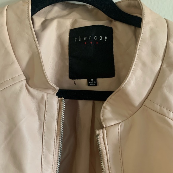 Light pink Moto jacket - statement piece - Picture 4 of 8